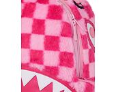Sprayground Pink Fur Check Backpack