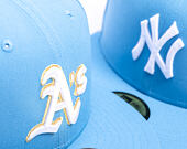 New Era - MLB Seasonal 59FIFTY - Oakland Athletics - Sky Blue / Pink UV
