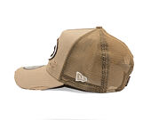 Cap New Era - Branded Oval Canvas Distress 9FORTY Trucker - Camel