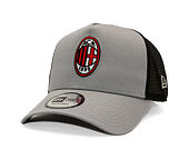 Cap New Era -  Patch 9FORTY Trucker - Ac Milan - Grey