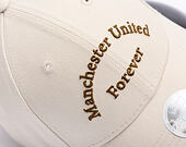Womens Cap New Era -  Wordmark 9FORTY - Manchester United FC - Chestnut Brown