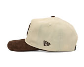 Cap New Era - MLB Suede Visor 9FIFTY A-Frame - NY Yankees - Cream