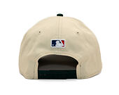 Cap New Era - MLB Colorblock 9FORTY M-CROWN - Oakland Athletics - Cream
