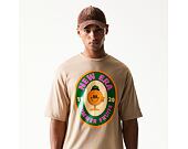 Tee New Era - Fruit Graphic Oversized Tee - Camel