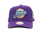 Mitchell & Ness - Utah Jazz - Double Clutch Pro Snapback Hwc - Purple