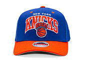 Cap Mitchell & Ness - NBA Team Arch Snapback - New York Knicks - Blue / Orange