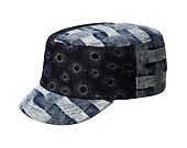 Cap Kangol - TRENDS PACK - Denim Mashup Army Cap - Blue Picnic