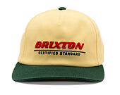 Cap Brixton - Certified LP Dadcap - Washed Yellow/Medite