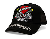 Cap Ed Hardy - Love-Slowly Twill Front Mesh Trucker - Black