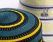 Bucket Hat Kangol - Tropic Resort Stripe Lahinch - Celestial Teal Multi