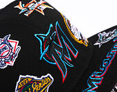 Cap New Era - MLB All Over Logo 59FIFTY - Miami Marlins - Team Color