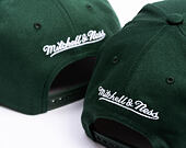 Cap Mitchell & Ness  - Branded Emerald Slam Pro Pinch Snapback - Green/Orange