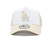 Cap New Era - MLB Essential 9FORTY A-Frame Trucker - LA Dodgers - Stone / White