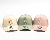 Cap New Era - MLB Outline 9FORTY A-Frame Trucker - NY Yankees - Pink Rouge / White