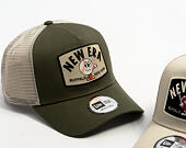 Cap New Era - Branded Summer Patch 9FORTY A-Frame Trucker - New Olive
