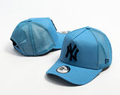 Kids Cap New Era - MLB Essential 9FORTY A-Frame Trucker - NY Yankees - Blue / Ocean Blue