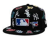 Cap New Era - MLB All Over Logo 59FIFTY - Black