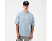Tee New Era - MLB Script Oversized Tee - NY Yankees - Sky Blue