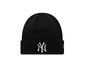 Beanie New Era - MLB Metallic Beanie Medium Knit - NY Yankees - Black