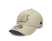 Cap New Era - NBA Team Outline 9FORTY - LA Lakers - Stone / Black
