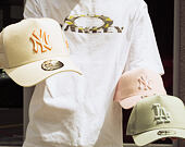 Cap New Era - MLB Outline 9FORTY A-Frame Trucker - NY Yankees - Cream / Orange