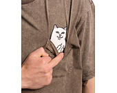 Tee Lord Nermal Pocket Tee (Brown Vintage Wash)