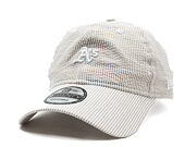 Cap New Era - MLB Seersucker 9TWENTY - Oakland Athletics - Stone / White