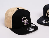 Cap New Era - MLB "Summer Twine Grained" 9FIFTY - Colorado Rockies - Team Color / Open Market Tan