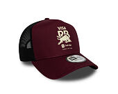 Cap New Era - F1 Seasonal 9FORTY A-Frame Trucker - Visa Cash App RB - Burgundy