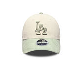 Kids Cap New Era - MLB Cord 9FORTY M-CROWN - LA Dodgers - Cream / Soft Grass
