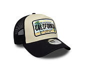 Cap New Era - Branded Licence Plate 9FORTY A-Frame Trucker - Navy / Stone