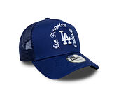 Cap New Era - MLB Wordmark 9FORTY A-Frame Trucker - LA Dodgers - Royal