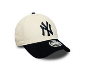 Kids Cap New Era - MLB Cord 9FORTY M-CROWN - NY Yankees - Cream / Navy