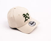 Cap New Era - MLB League Essential 9FORTY - Oakland Athletics - Stone / Dark Green