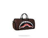 Bag Sprayground - Sharks In Paris Wtf Bubble Brown Check Duffle