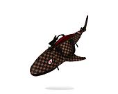 Bag Sprayground - Sharks In Paris Wtf Bubble Brown Check Shark Duffle