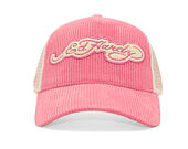 Cap Ed Hardy - Embroidery Applique Cord 5 Panel Trucker Cap - Hot Pink