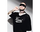 Tee Karl Kani - Cursive Varsity Crochet Boxy T-Shirt Black