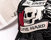 Cap Ed Hardy - Unisex Live Fast Love Hard 5 Panel Trucker Cap - Black