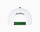 Cap Malbon - Palma Drive Snapback - Bright White/Green