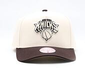 Cap Mitchell & Ness - NBA Brown And Cream Pro Snapback - New York Knicks - Cream