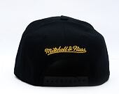 Cap Mitchell & Ness - NHL Black And Gold Pro Snapback - Chicago Blackhawks - Black