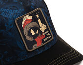 Cap Capslab - Looney Tunes Trucker - Marvin the Martian Print - Navy / Black