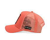 Cap Capslab - Looney Tunes Trucker - Bugs Bunny Line Art Patch - Coral