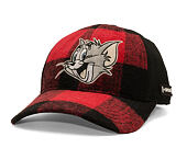 Cap Capslab - Tom & Jerry Trucker - Tom Grin Buffalo Check - Red / Black