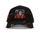 Cap Capslab - Thriller Pop Legend Trucker - Distressed Black Denim