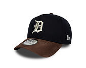 Cap New Era - MLB Suede Visor 9FORTY A-Frame - Detroit Tigers - Navy / Chestnut Brown