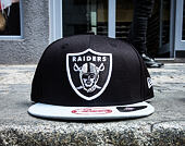 New Era Cotton Block 3 Oakland Raiders Black/Grey Snapback Cap