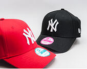 New Era 9FORTY MLB League Basic New York Yankees Strapback Scarlet / White Cap