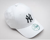 New Era 9FORTY MLB League Basic New York Yankees Strapback White / Black Cap